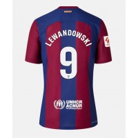 Barcelona Robert Lewandowski #9 Hjemmedrakt Dame 2023-24 Kortermet